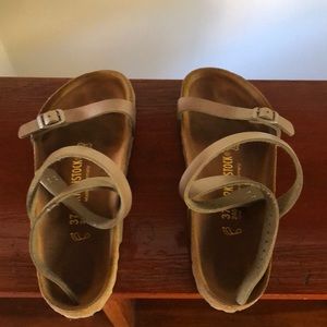 BRAND NEW + RARE Pearled Ankle Wrap Birkenstock